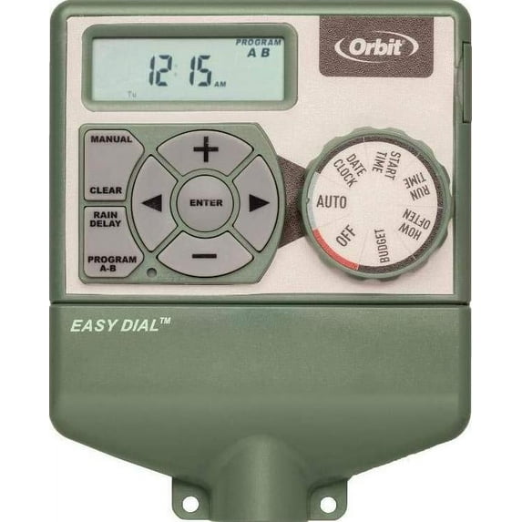Orbit 4-Station Indoor Sprinkler Timer Digital Irrigation Controller - Battery Back-up