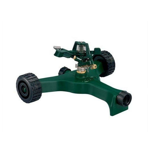 Orbit Lawn Watering Impact Sprinkler on Wheel Base - Hose Water Yard - 58148N