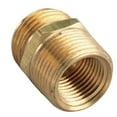 thumbnail image 1 of Orbit Male Hose Thread x 3/4" Male or 1/2" Female Pipe Thread Brass Hose to Pipe, 1 of 1