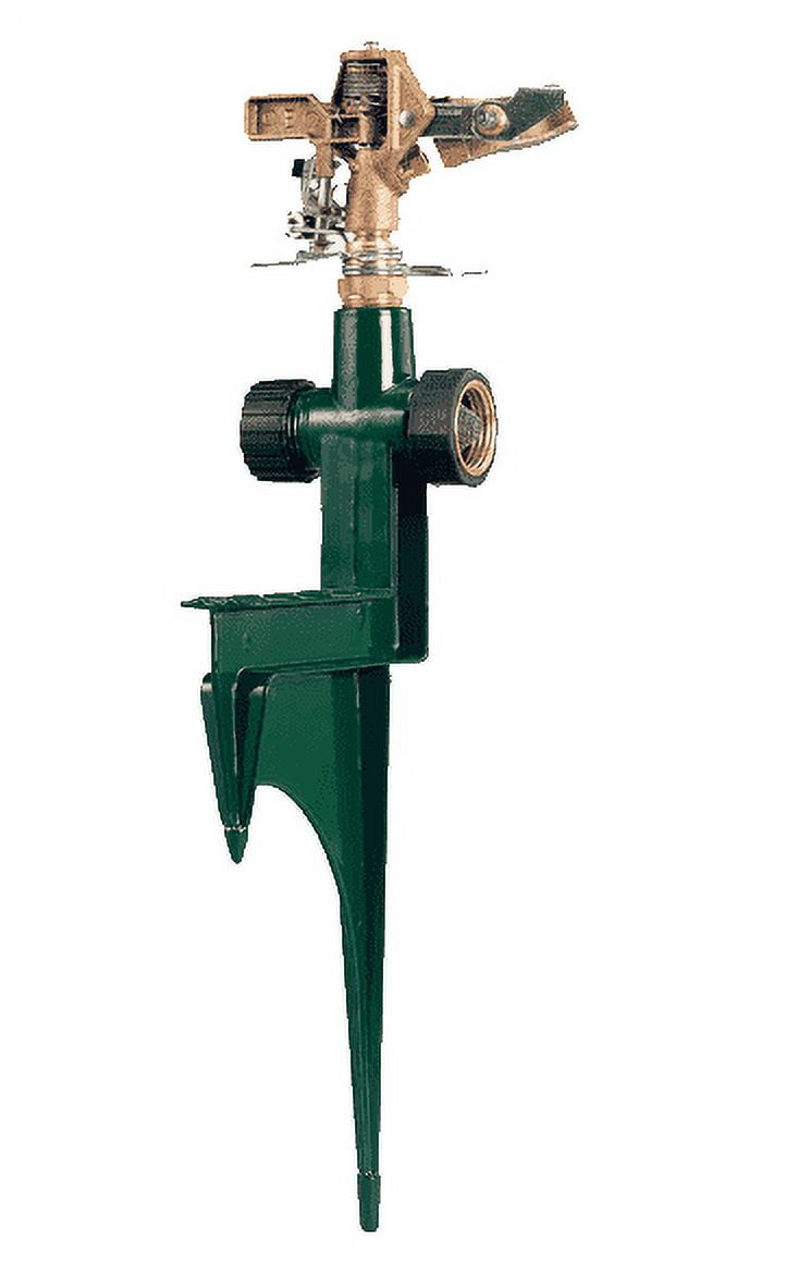 Orbit Metal Heavy Duty Lawn Impact Sprinkler Head & Step Base - Watering, 58214N