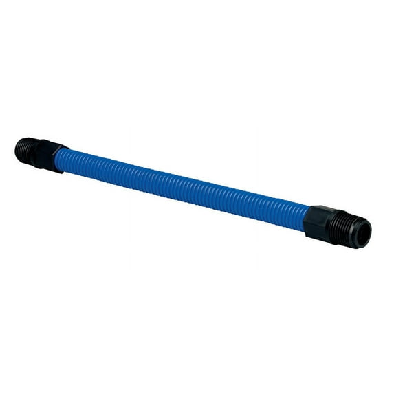 Orbit Multi-Flex 37320 Riser, 1/2 in Connection, 12 in L, MNPT, Polyethylene, Blue