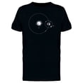thumbnail image 1 of Orbit Of The Sun Earth And Moon T-Shirt Men -Image by Shutterstock, Male 3X-Large, 1 of 2