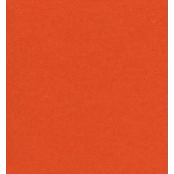 Dark Orange Bright Neon Fluorescent Labels/Stickers - 8.5" x 5.5" - 50 Sheets Per Pack