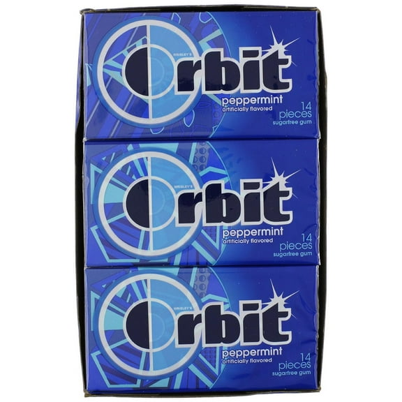 Orbit Peppermint, 14-Count (Pack Of 12)