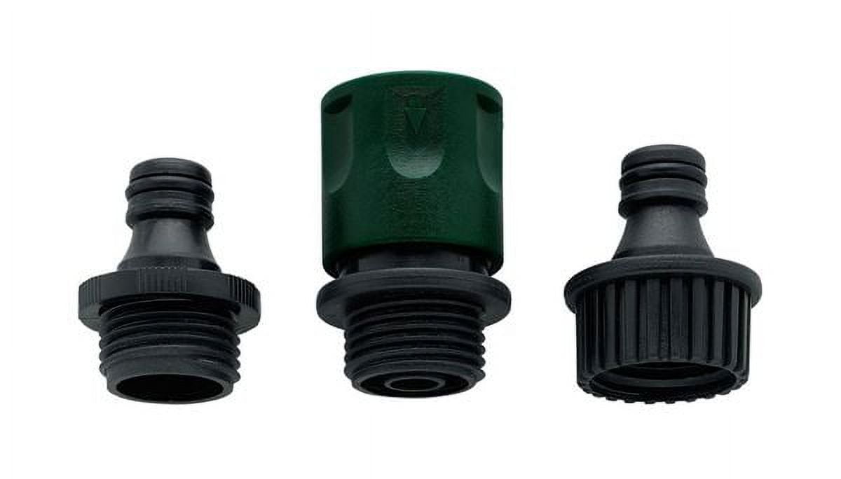 Orbit Plastic Garden Hose Faucet Quick Connect Set Fast Release Hoses
