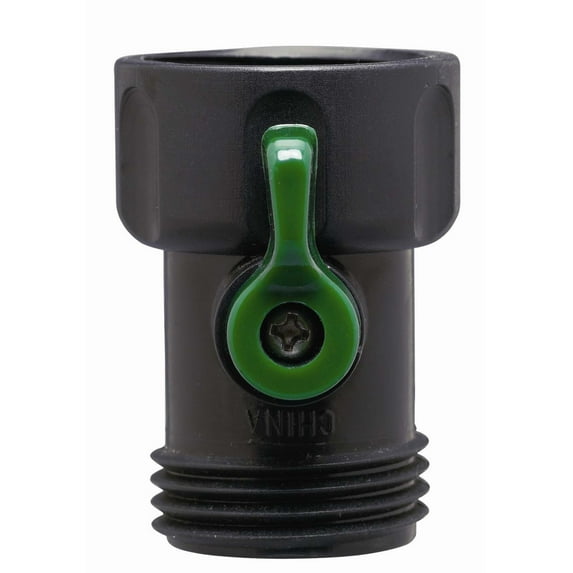 Orbit Plastic Garden Hose Faucet Shut-off Coupling for Water Valve Spigot 58086N