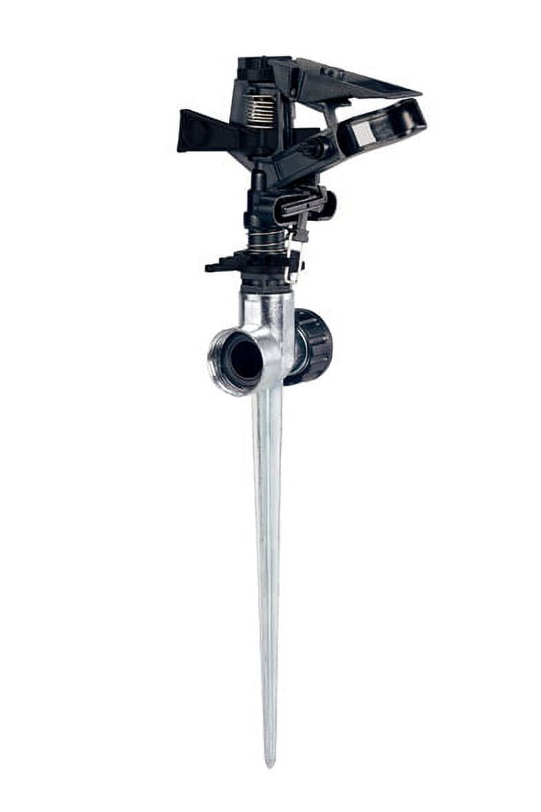 Orbit Plastic Impact Lawn Sprinkler & Metal Spike, Hose Yard Watering - 91634