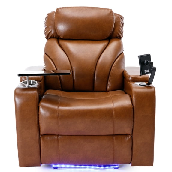Orbit Power Motion Recliner - Light Brown