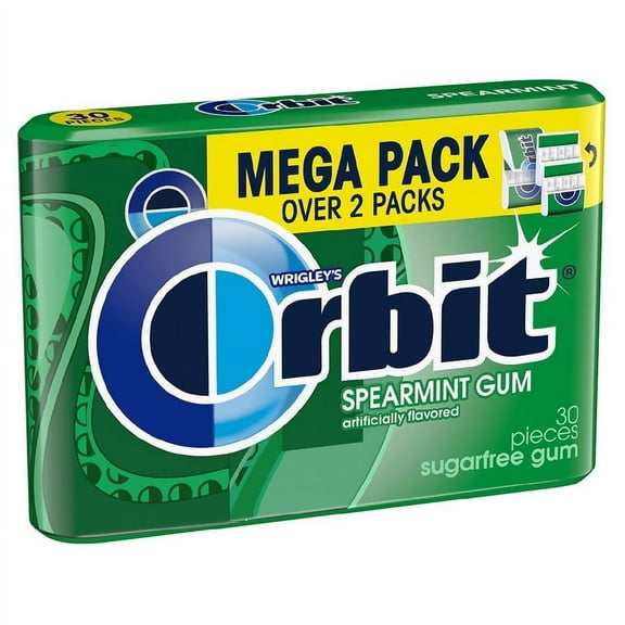 Orbit Spearmint Sugar Free Chewing Gum30.0eaPack of 2