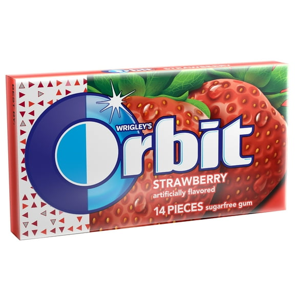 Orbit Strawberry Sugarfree Gum, 14 Count