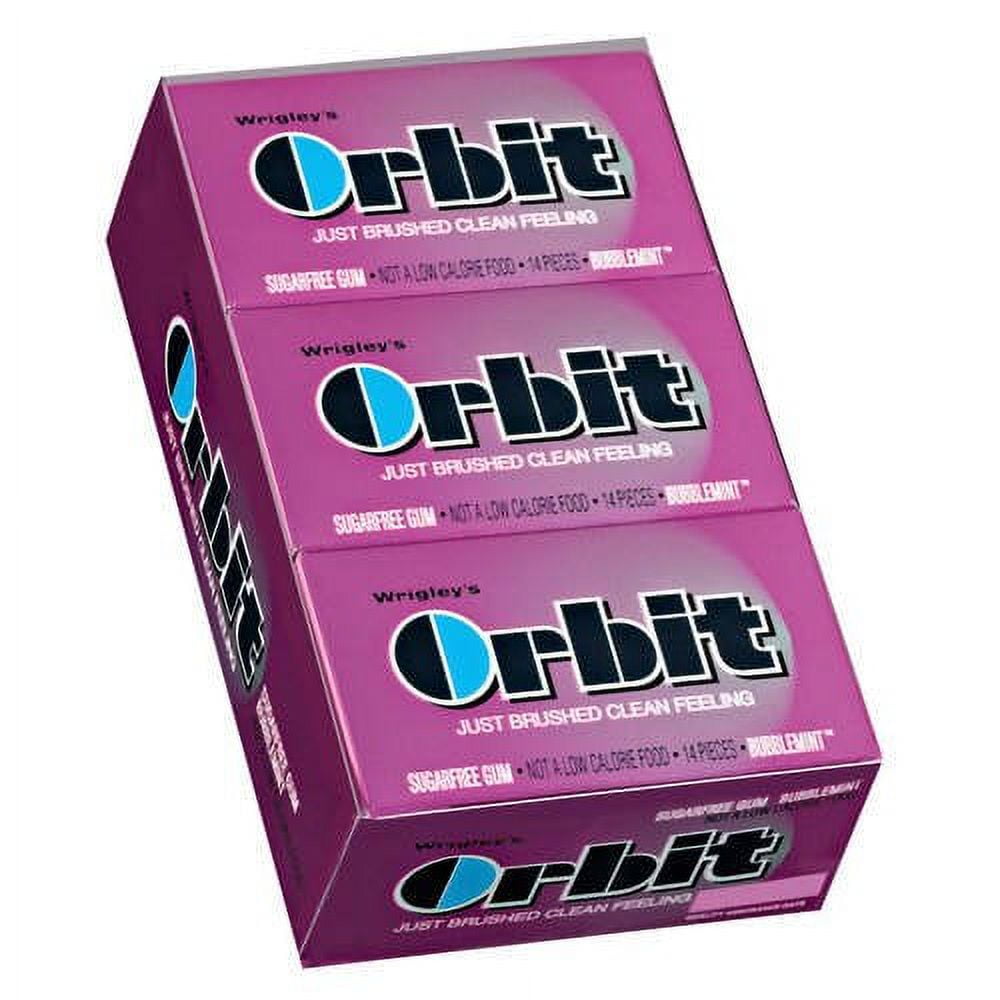 Orbit Sugar Free Gum 12 ea, Bubblemint - Walmart.com