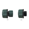 thumbnail interactive-video image 1 of Orbit 56121 Hose-End Female Soft Touch Mender - 5/8-Inch To 3/4-Inch Repair Connector 1 of 6