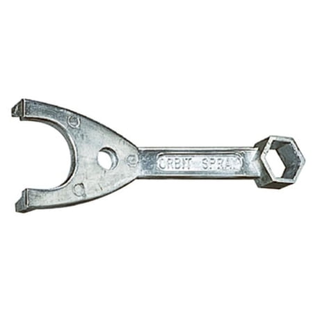 Orbit Underground 53027 Aluminum Head Wrench, 6.25 x 2.38 x 1 in.