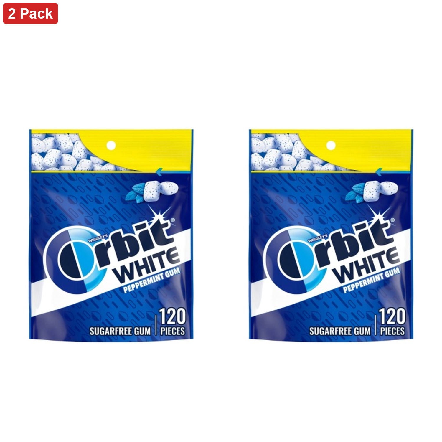 Orbit White Peppermint Gum Bulk - 8.5oz/120ct