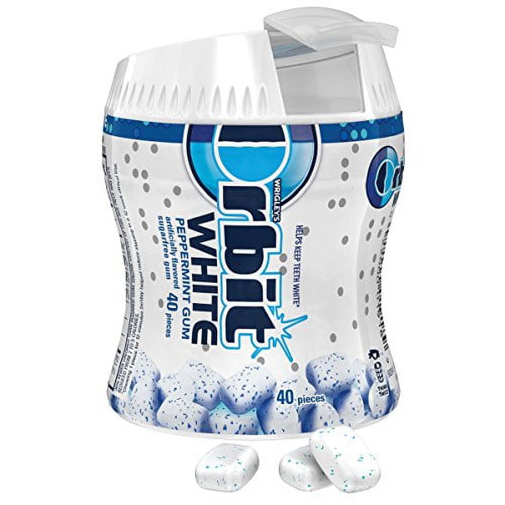 Orbit White Peppermint Sugarfree Gum (Pack of 36)