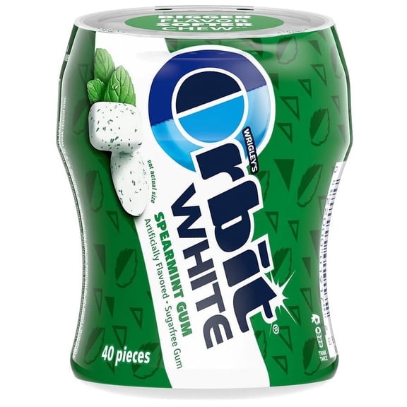 Orbit White Soft Chew Gum Spearmint40.0ea