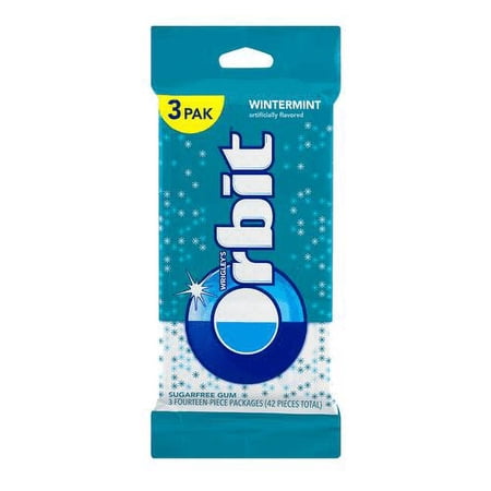Orbit Wintermint Gum (3-Pack), 14-Sticks per Pack
