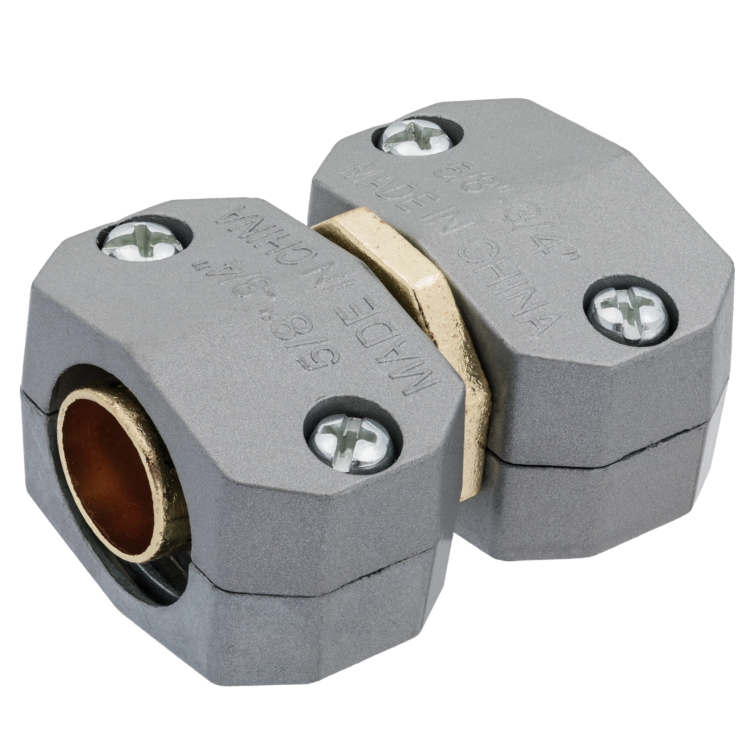 Orbit Zinc HeavyDuty Garden Hose Repair Coupling, Fits 5/8 in. to 3/4