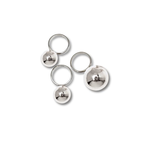 Orbita Silver Three Ring Stack