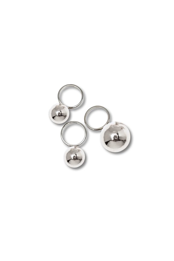 Orbita Silver Three Ring Stack