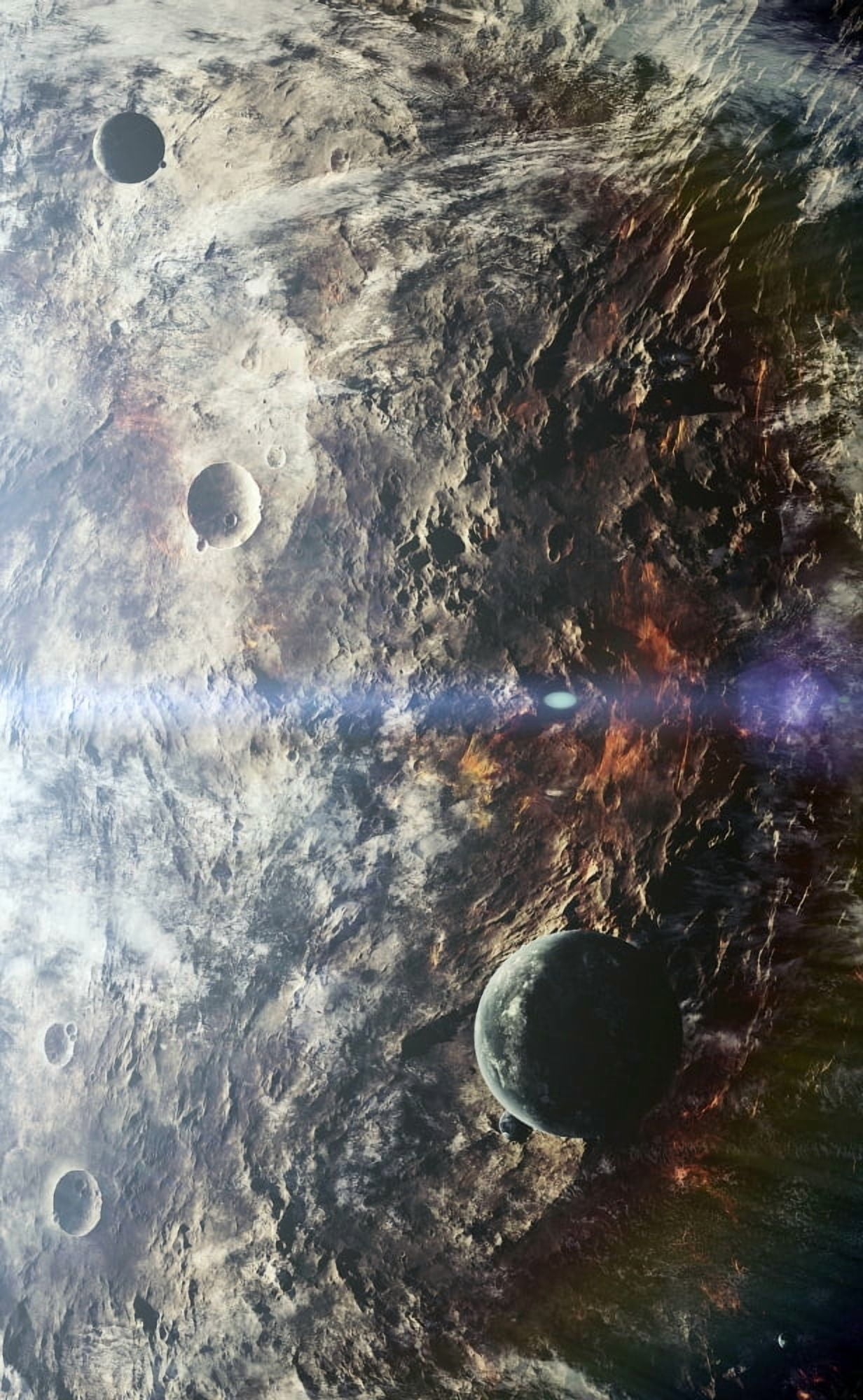 Orbital view of a sunrise Canvas Art - Tomasz DabrowskiStocktrek Images (22 x 36)