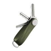 Orbitkey Key Organizer - Holds 7 Keys, Hunter Green 4.7"