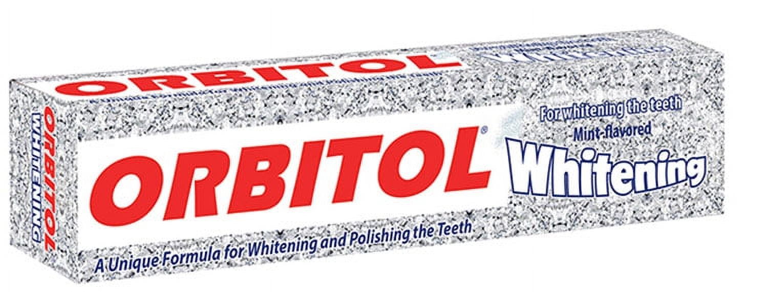 Orbitol Kosher Mint Flavor Whitening Toothpaste Passover 3.5 oz