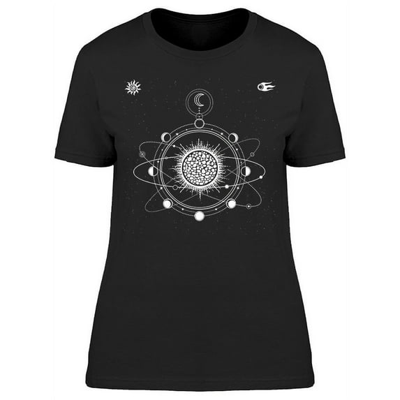 Orbits Of Planets T-Shirt Women -Image by Shutterstock, Female Large