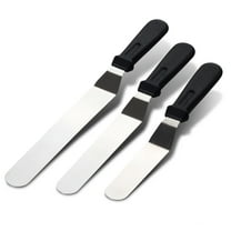 Orblue Angled Metal Icing Spatula 3-Pack