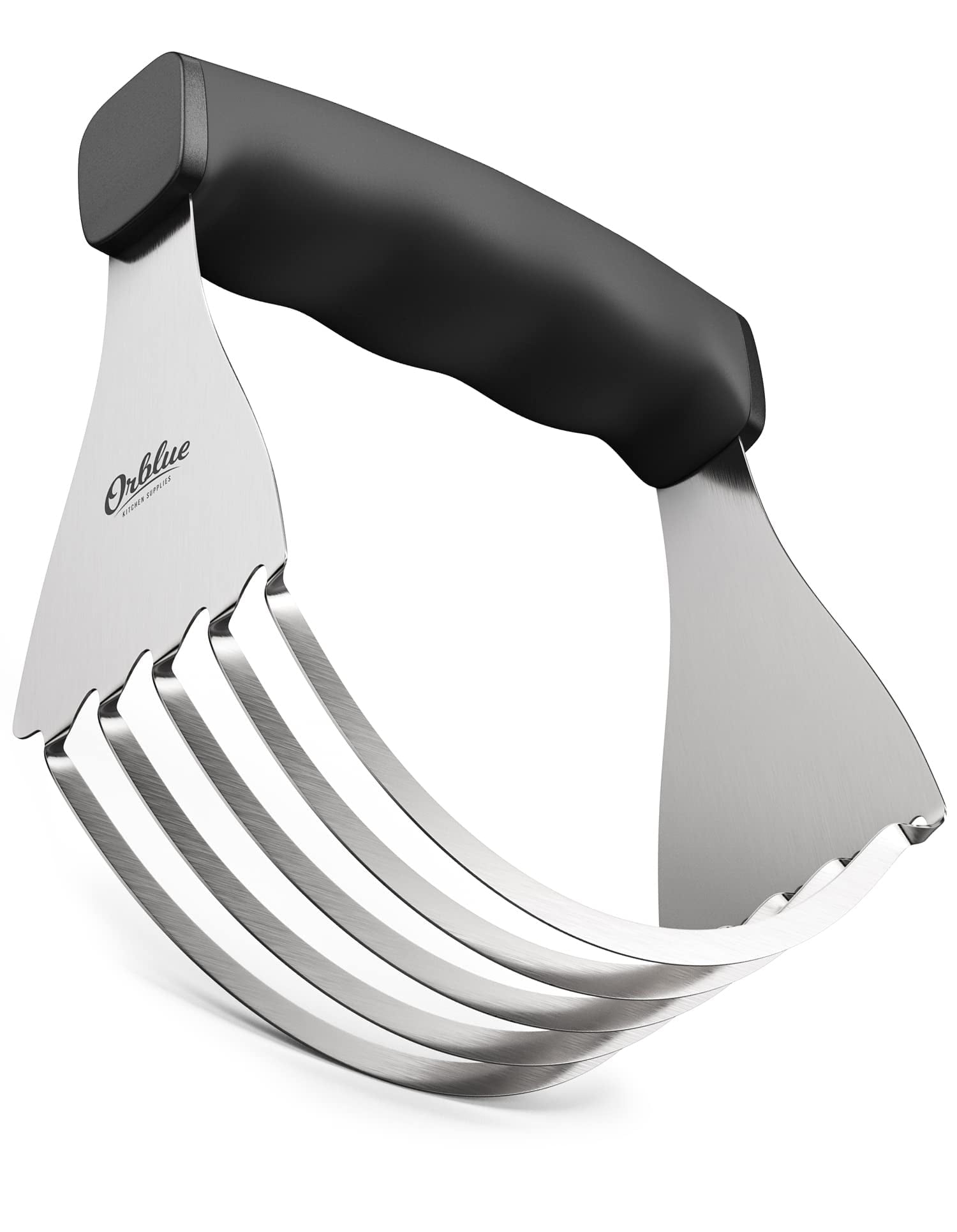 Stainless Steel Pastry Blender with Rubber Grip