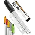 thumbnail image 1 of Orblue Lemon Zester and Cheese Grater Stainless Steel, 1 of 9