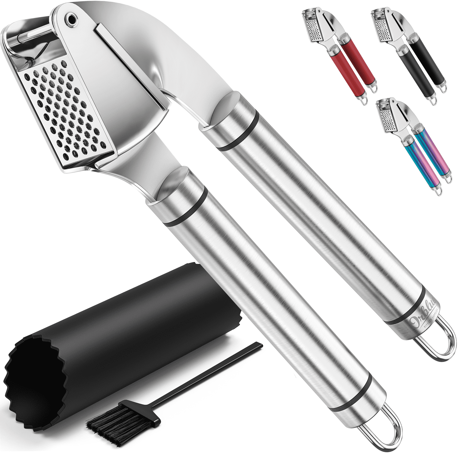 Dropship Garlic Press Rocker; Stainless Steel Garlic Crusher Chopper Mincer  Squeezer to Sell Online at a Lower Price