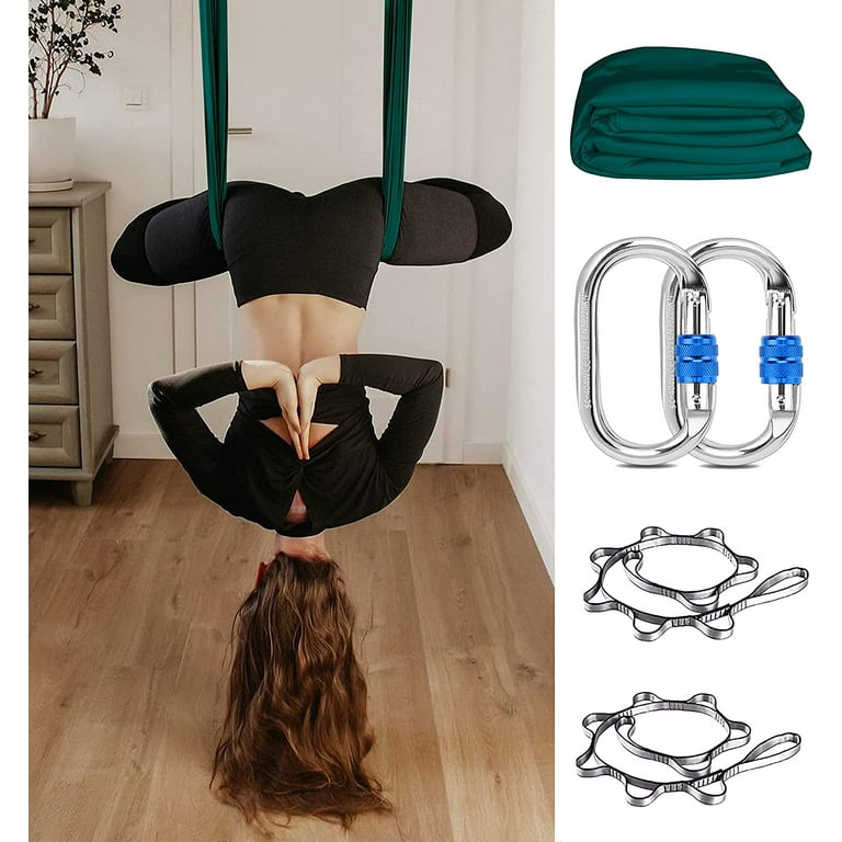 Aerial Yoga Hammock Set with Rigging Equipment - Professional Kit