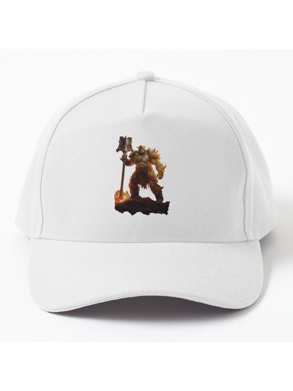 Orc King Magic Baseball Hat, Fantasy Royal Warrior Graphic Design, Classic Everyday Cap
