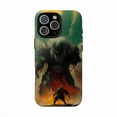 thumbnail image 1 of Orc Knight iPhone Case Battle Fantasy Medieval Creature with iPhone 17 to 11 Pro Max, 1 of 2