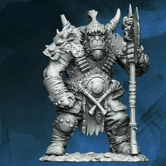 Orc Marauder Figure Kit 28mm Heroic Scale Miniature Unpainted First Legion