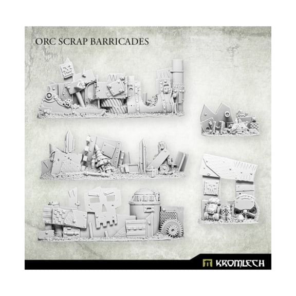 Kromlech Orc Scrap Barricades New