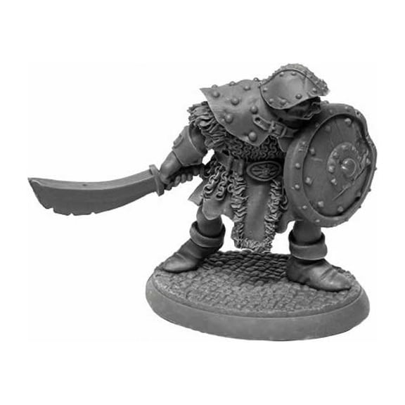 Orc Warrior of the Ragged Wound Miniature 25mm Heroic Scale Figure Dungeon Dwellers