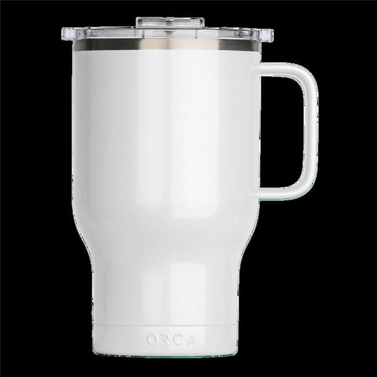 15 oz. Orca Stainless Steel Coffee Mug - White