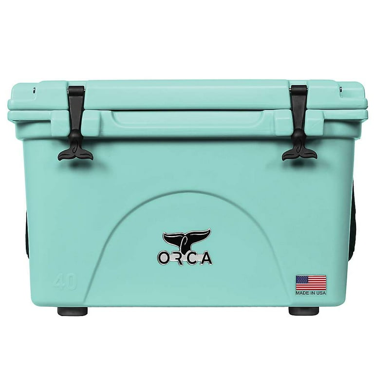 ORCA 40 Qt Cooler, Seafoam, Insulated, 48-Can Capacity, Durable