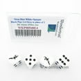thumbnail image 1 of Orca Dice White Opaque with Black Pips D6 16mm (5/8in) Set of 4 Wondertrail, 1 of 1