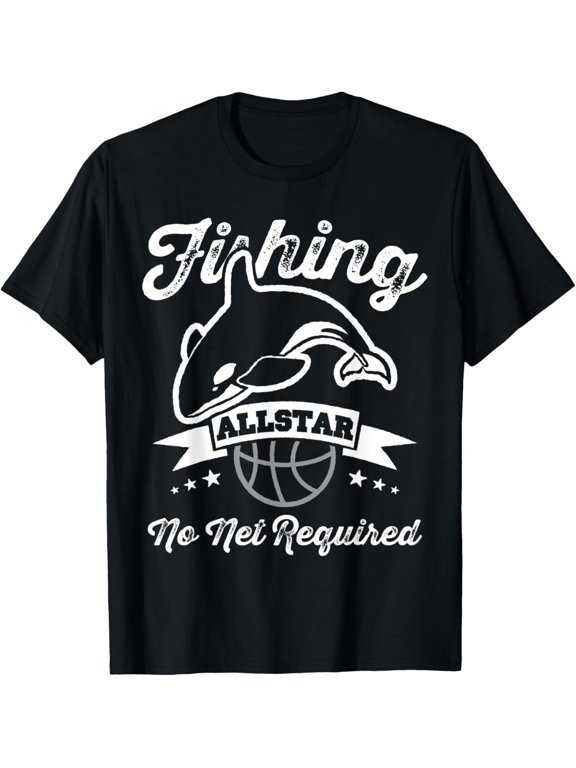 Orca Fishing All Star No Net Required T-Shirt