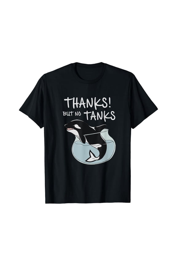 Orca Free Save The Whales Social Criticism Ocean Protection T-Shirt