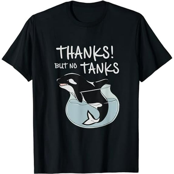 Orca Free Save the Whales Social criticism Ocean Protection T-Shirt