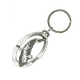thumbnail image 1 of Orca Keychain, Female, Whales, Ocean, M073KC, Key Fob, Key Ring, Keys, Zipper Pull, Luggage Tag, Pewter, Backpack, Over 300 Keychains Designs, Handmade in the USA, 1 of 6