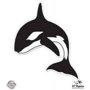 Orca Killer Whale - 5" Vinyl Sticker - For Car Laptop I-Pad - Waterproof Decal