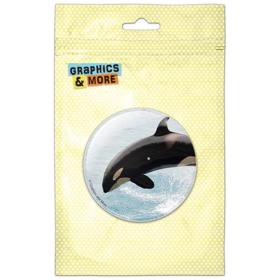 Orca Killer Whale Diving Refrigerator Button Magnet