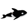 thumbnail image 1 of Orca, Killer Whale Plush Toy, Realistic Stuffed Animal, Lifelike, Stuffed Whale, Ocean, Mammal, Soft, Toy, Educational, Kids, Gift       10"     F2409 BB60, 1 of 1