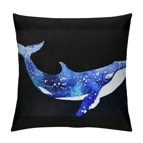 Orca Killer Whale Print Farmhouse Fall Home Decor Cushion Case,Throw Pillow Covers  Inch for Couch Bed Sofa