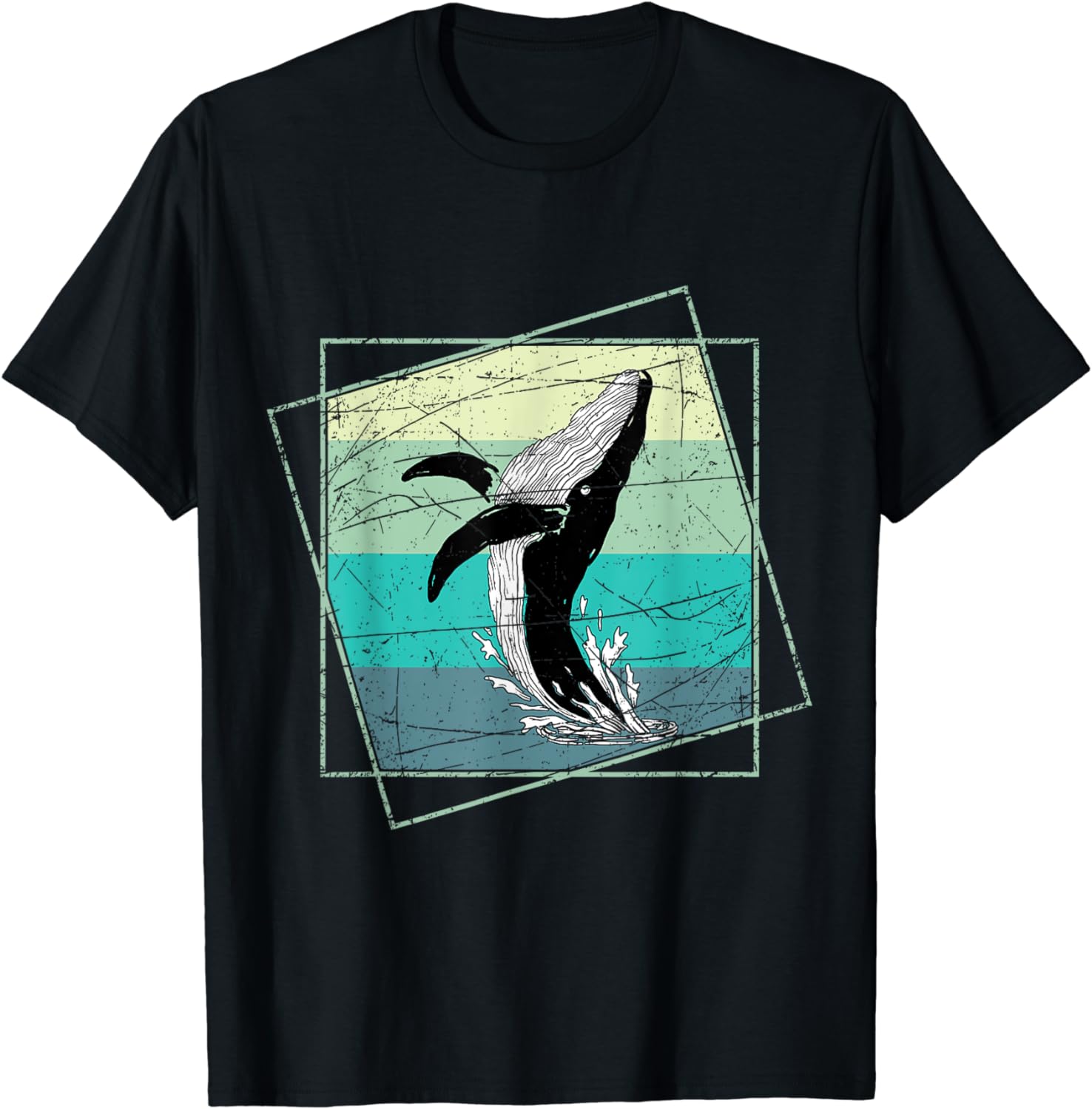 Orca Retro Killer Whale TShirt